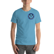 Load image into Gallery viewer, SS Unisex T-Shirt (Crossed Paddles Small Upper Left)
